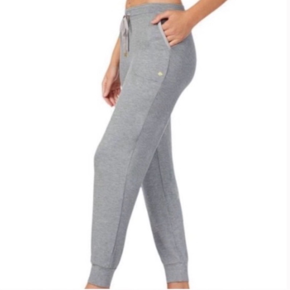 Kate Spade New York Women's Joggers Size M Gray Comfy Loungewear Soft Rayon